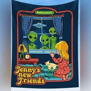 BOGO Steven Rhodes alien tapestry Jenny’s new friends horror satire book cover